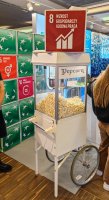 BNP Paribas popcorn na ATD 2022  w Warszawie